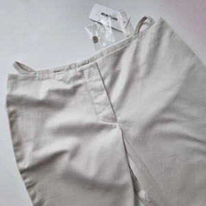 NEW Archival HELMUT LANG Satin Cotton Pants Trousers 40 XS S Vintage - Picture 1 of 20