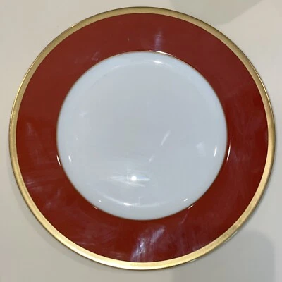 Plato de postre HAVILAND & PARLON Arc en Ciel - Terracota Foto 1 de 4