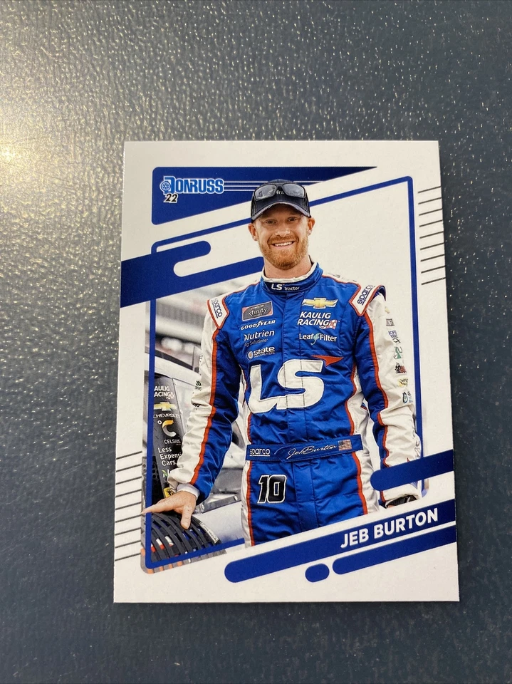 2022 Donruss Racing Nascar Card JEB BURTON - Image 1 of 1