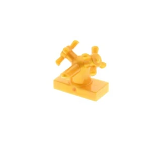 1x Lego Wasserhahn 1x2 perl gold Zubehör Bad Friends Set 3188 10229 4520972 6936 - Bild 1 von 1