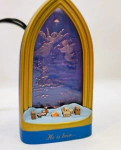 Hallmark Christmas Keepsake Magic Light Ornament Angels Over Bethlehem - Picture 1 of 10