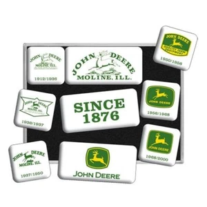 Arte nostálgico - 9 piezas Juego magnético frigorífico - John Deere desde 1876 - Imagen 1 de 4