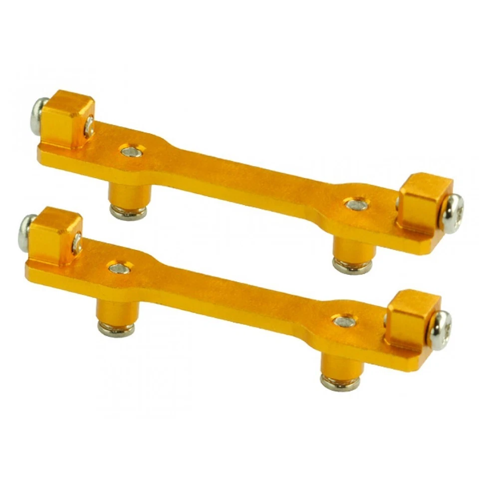 Microheli Aluminum Landing Gear Support (GOLD) (For MH Frame Series) - Image 1 of 1