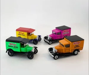NEU Vintage Kelloggs Druckguss LKWs 4 Stück - Bild 1 von 3