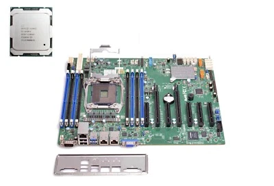 Supermicro X10SRL-F Mainboard Sockel 2011-3 + CPU geprüft/Reset neustes Update ✅ - Bild 1 von 4