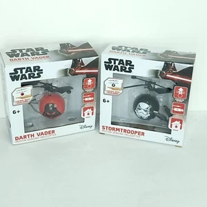 Lot of 2 Helicopter Star Wars Darth Vader Stormtrooper Motion Sensing NEW - Picture 1 of 6