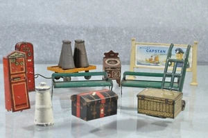 BF577 Hornby Series (GB & France) O Gauge Tinplate Train Station Accessories B/- - Imagen 1 de 3