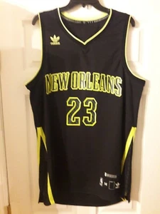 LIMITED EDITION ANTHONY DAVIS NEW ORLEANS HORNETS ADDIDAS SWINGMAN JERSEY SZ M - Picture 1 of 12