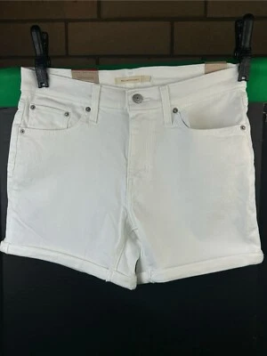 Levi's Women's Mid Length Shorts Size 30 Chalk White - Image 1 of 2