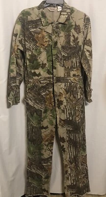 Vintage Walls Realtree Hunting Camo Camouflage Coveralls Men’s M Made In USA - Image 1 of 4