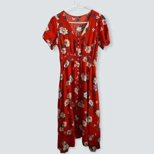 Long floral vintage dress - Picture 1 of 3