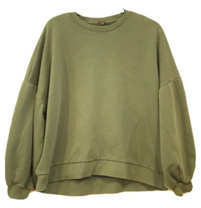 Calia Damen Gr. XL Oversize Sweatshirt Rundhals Grün Ballonärmel Relaxed - Bild 1 von 5