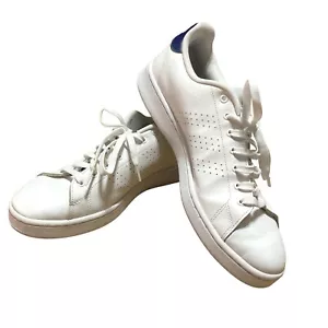 SCARPE DA TENNIS BASSE ADIDAS BIANCHE IN PELLE TAGLIA 13 VANTAGGIO STRINGATE F36423 UOMO - Foto 1 di 6