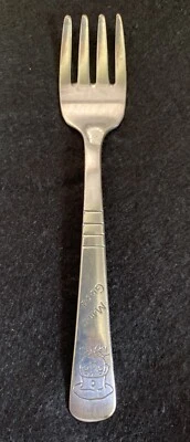 Sopa Campbells Tenedor Infantil Años 50 De Colección MMM Bueno por WM Rogers Oneida Foto 1 de 4