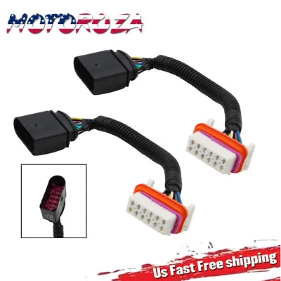 7L6971071A para Volkswagen Touareg 2004-06 2 piezas adaptadores de arnés de cableado de faros Foto 1 de 4