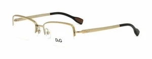 Dolce & Gabbana Women's Eyeglasses D&G 5107 488 Gold Half-Rimless Frame 54 - Picture 1 of 2