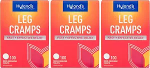 HYLANDS - LEG CRAMPS - 3 x 100 QUICK DISSOLVING TABLETS - LEG & BACK PAIN (300) - Picture 1 of 2