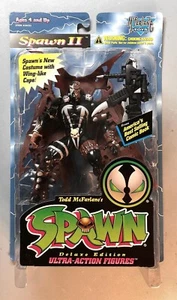 1996 McFARLANE TOYS - ACTION FIGURE SPAWN II (Costume Nuovo) SERIE 3 TAGLIENTE/CON SCATOLA * - Foto 1 di 4