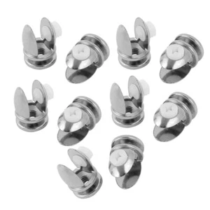 10x Morsetto regolabile per mensole in vetro per staffe per mensole in vetro - Imagen 1 de 3