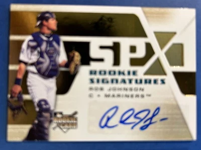 2008 Upper Deck SPx  Rookie Signature Rob Johnson - Image 1 of 2