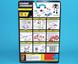 TRANSFORMERS G1 CLASSIC PROTECTOBOT BLADES TECH SPECS FILE CARD CARDBACK MB S... - Picture 1 of 2