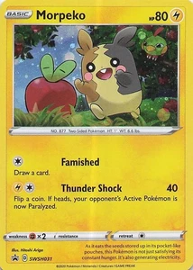 Morpeko - Promo SWSH: Sword & Shield Promo Cards SWSH031 NM Holo - Picture 1 of 2