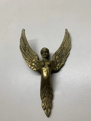 De colección Francés Latón Imperio Alado Dama Esfinge Frontal Art Nouveau Foto 1 de 4