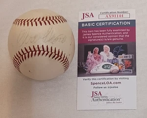 CHRIS SHORT Autogramm Single Signed ROMLB Giles Spalding Baseball JSA Phillies - Bild 1 von 2