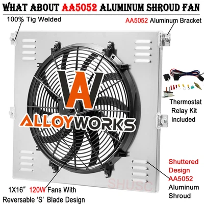 Shroud Electric Fan Relay Fit 1953-56 Ford F100 F250 F350 Pickup Truck V8 new - Image 1 of 4