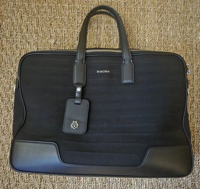 Rimowa Briefcase Bag Black Used Laptop Business - No Shoulder Strap - Image 1 of 4