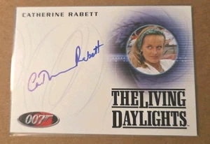 James Bond 50th Anniversary Series 1 Catherine Rabett A168 Autograph Card - Picture 1 of 2