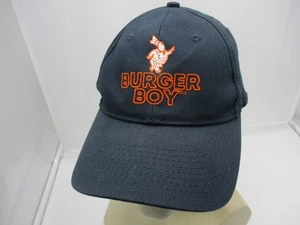 Burger Boy Restaurant Hat Mens Blue Orange Employee Uniform San Antonio Texas - Picture 1 of 9