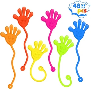 Sticky Hands Bulk 48 PCS Party Favors Kids 48 Stretchy Toys Classroom Prizes - Picture 1 of 5