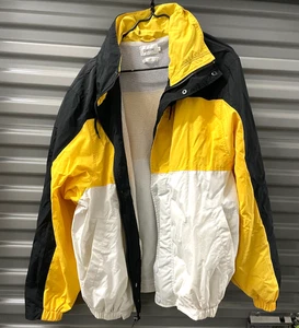 Deathworld DWFH X Feral Hands Windbreaker Jacket XL Yellow Black Colorblack - Picture 1 of 5