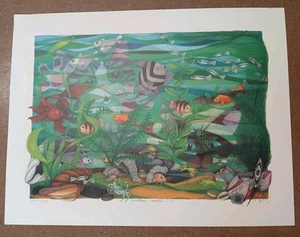J.S. Perry Jamie Perry "Another World" Limited Art Print Artist Proof 4/80 - Picture 1 of 4