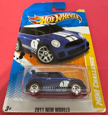 HOT WHEELS 30/50 MINI COOPER S CHALLENGE 2011 NUEVOS MODELOS 30/244 MATTEL FUNDIDO A PRESIÓN Foto 1 de 4