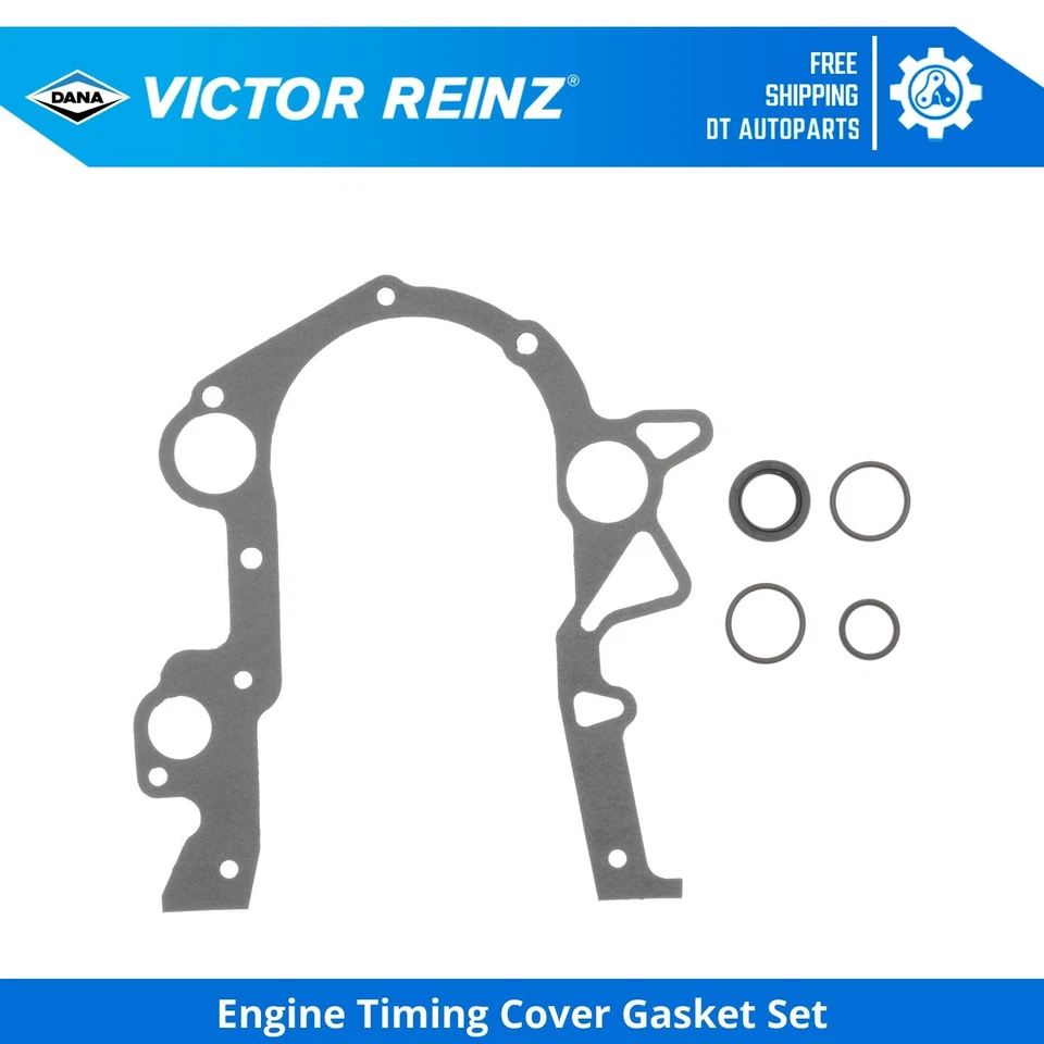 For 1993-1997 Chrysler Intrepid 3.3L Engine Timing Cover Gasket Set Victor Reinz - Image 1 of 1