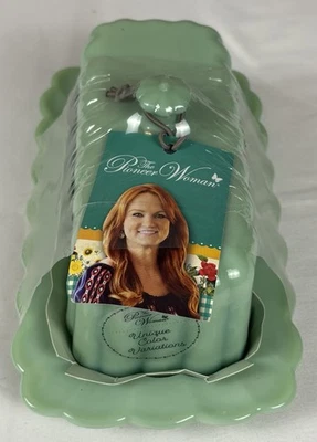 The Pioneer Woman Jade Butter Dish Timeless Beauty Butter Dish New - Image 1 of 4