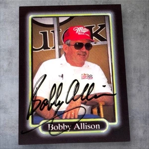 Bobby Allison MILLER BUICK 1990 MAXX #12 VINTAGE NASCAR HOFer CHAMP signed card - Picture 1 of 1