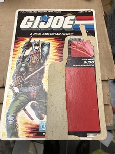 Vintage GI Joe ARAH Budo Uncut Cardback File Card Great shape - Picture 1 of 2