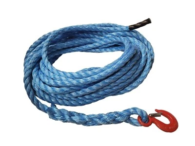 18mm Gin Wheel Rope With Hook - Scaffolding - Yarn Construction Polypropylene  - Image 1 of 3