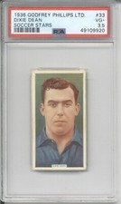 1936 Godfrey Phillips Ltd. DIXIE DEAN #33 Soccer Stars PSA 3.5 VG+ 