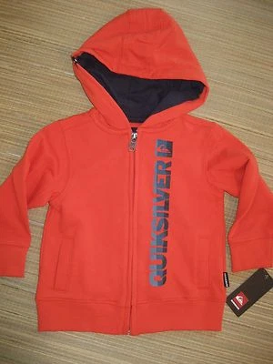 SUDADERA CON CAPUCHA MANGA LARGA NARANJA QUIKSILVER NIÑO TALLA 18 MO'S Foto 1 de 3
