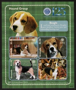 BEAGLE ** Int'l Dog Postage Stamp Art Collection ** Tolle Geschenkidee ** - Bild 1 von 1