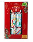 Perfect Christmas Multicoloured Christmas Crackers 12 Pack