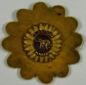  Unique Hard To Find Landon Knox Hat Lapel Political Pinback Button - Picture 1 of 3