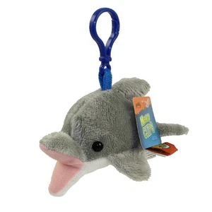 Peluche Adventure Planet - Mighty Clips - DOLPHIN (Clip para llaves - 3,5 pulgadas) - Nuevo - Imagen 1 de 1