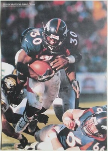 JAPAN Poster - TERRELL DAVIS - DENVER BRONCOS - Japanese FOTBALL POSTER - Picture 1 of 1