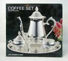 Wm Rogers & Son - Silver Plated Four Piece Coffee Set  - NEW!!