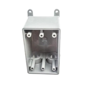 1-Gang 19 cu. in. 3/4 in. PVC Type FSS FS Box - Picture 1 of 2